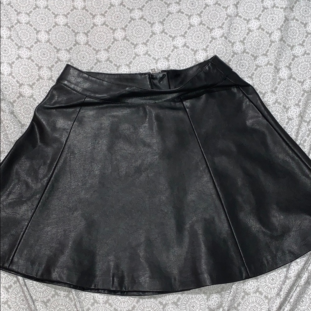 Leather skirt